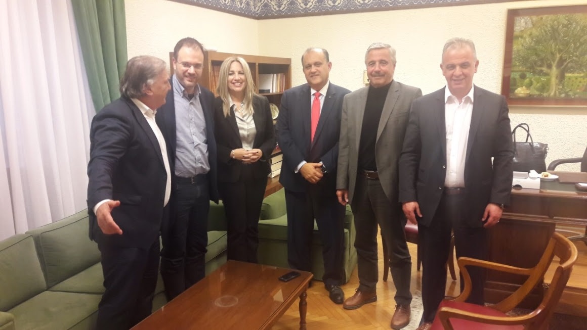 Συνάντηση Αντιπροσωπείας του ΚΙΝ.ΑΛ. με τον Πρόεδρο του ΑMERICAN HELLENIC INSTITUTE Μr. Nick Larigakis (06.12.2018)