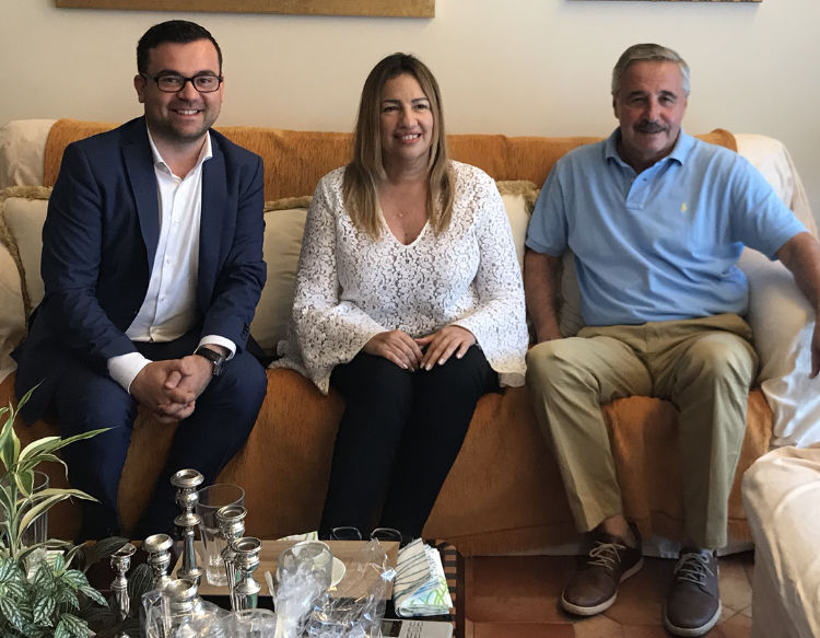 Συνάντηση Φ. Γεννηματά - Γ. Μανιάτη με τον πρώτο Έλληνα Δήμαρχο της Γερμανίας (30.07.2018)