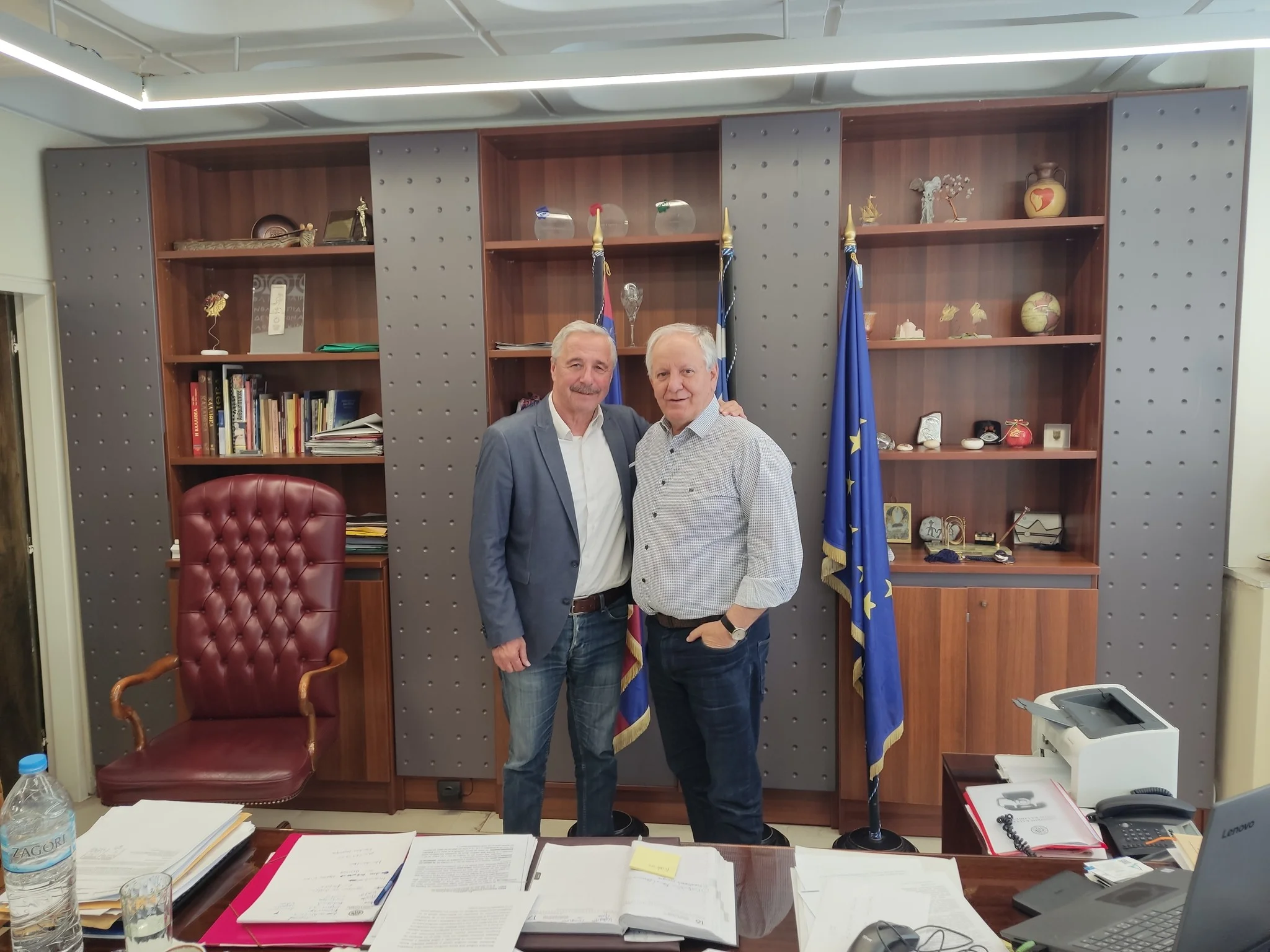 Με τον Δήμαρχο Καλλιθέας και καλό φίλο Κώστα Ασκούνη (12.04.2024)