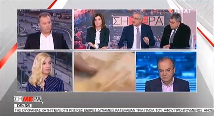 Ο Γ. Μανιάτης στην τηλεόραση του ΣΚΑΪ: «Οι ΣΥΡΙΖΑΝΕΛ, μια κυβέρνηση ασπόνδυλη, πολιτικός χαμαιλέοντας» (26.11.2018)