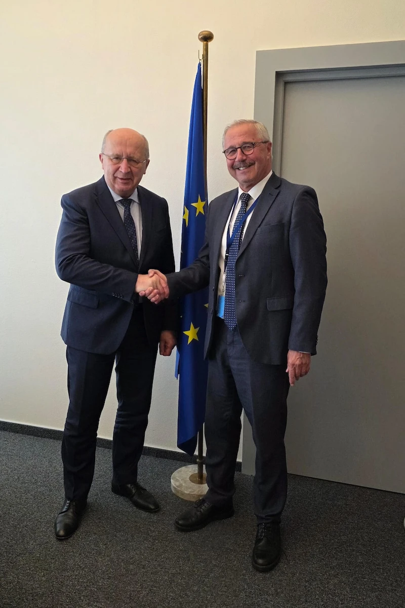 Συνάντηση Γιάννη Μανιάτη με τον Ευρωπαίο Επίτροπο Άμυνας και Διαστήματος Andrius Kubilius (Στρασβούργο, 08.07.2025)